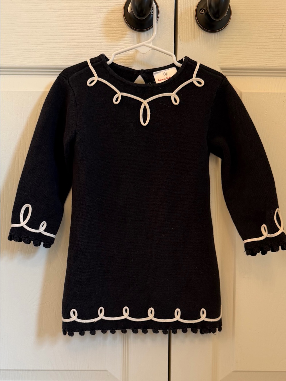 EUC Hanna Andersson girls sweater knit dress 90/ 3T
